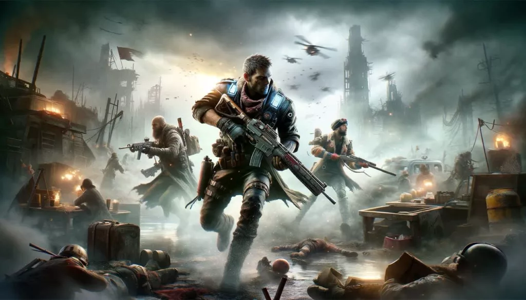 Герои игры Skirmish бегут в бой